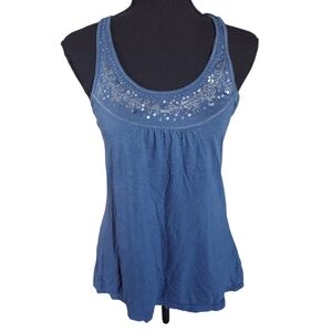 2010s Y2K Aeropostale Sequin Tank Sz M